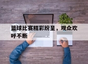 金年会-篮球比赛精彩纷呈，观众欢呼不断